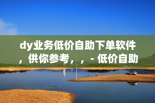 dy业务低价自助下单软件，供你参考，，- 低价自助下单软件，轻松搞定 dy 业务