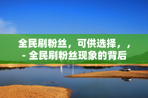 全民刷粉丝，可供选择，，- 全民刷粉丝现象的背后