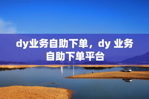 dy业务自助下单，dy 业务自助下单平台