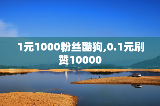 1元1000粉丝酷狗,0.1元刷赞10000