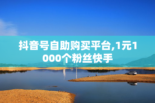 抖音号自助购买平台,1元1000个粉丝快手