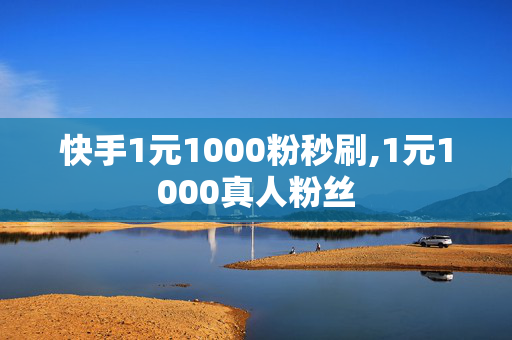 快手1元1000粉秒刷,1元1000真人粉丝