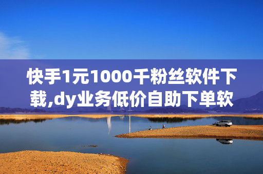 快手1元1000千粉丝软件下载,dy业务低价自助下单软件