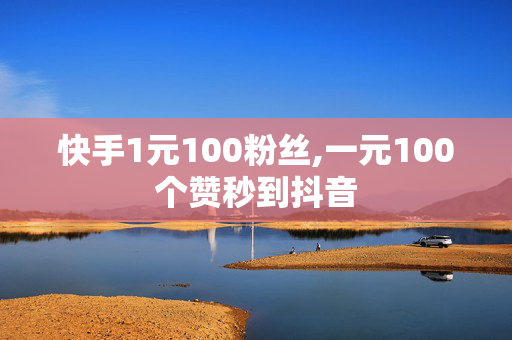 快手1元100粉丝,一元100个赞秒到抖音