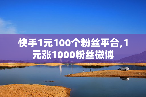 快手1元100个粉丝平台,1元涨1000粉丝微博