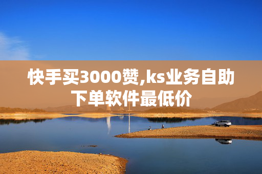 快手买3000赞,ks业务自助下单软件最低价