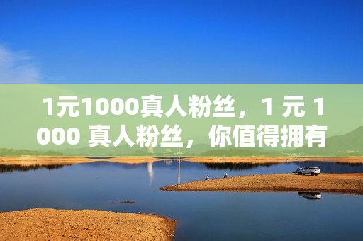 1元1000真人粉丝，1 元 1000 真人粉丝，你值得拥有