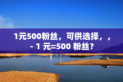 1元500粉丝，可供选择，，- 1 元=500 粉丝？