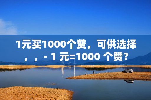 1元买1000个赞，可供选择，，- 1 元=1000 个赞？