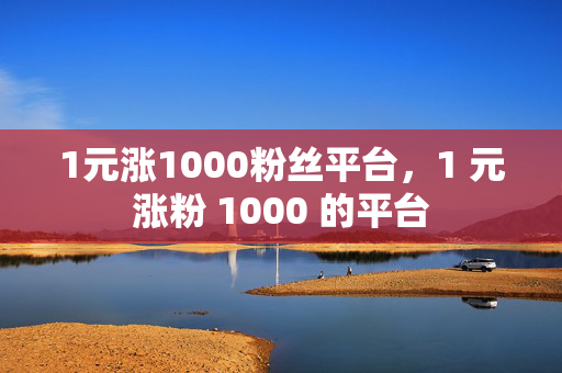 1元涨1000粉丝平台，1 元涨粉 1000 的平台