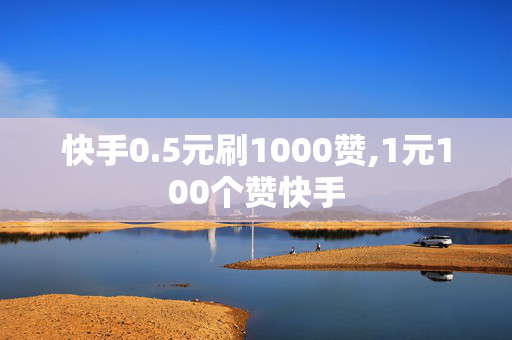 快手0.5元刷1000赞,1元100个赞快手