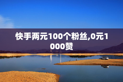 快手两元100个粉丝,0元1000赞