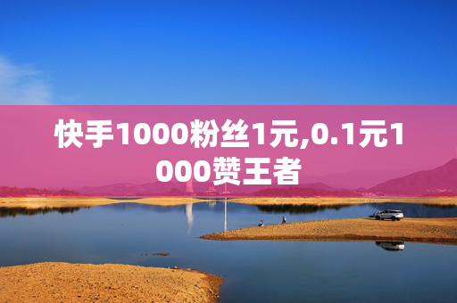 快手1000粉丝1元,0.1元1000赞王者