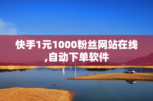 快手1元1000粉丝网站在线,自动下单软件