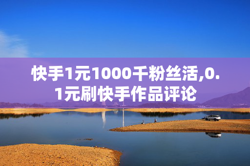 快手1元1000千粉丝活,0.1元刷快手作品评论