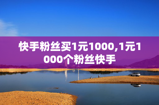 快手粉丝买1元1000,1元1000个粉丝快手