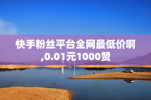 快手粉丝平台全网最低价啊,0.01元1000赞