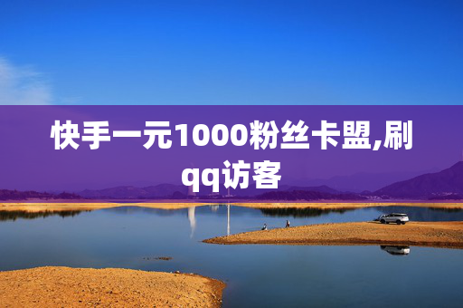 快手一元1000粉丝卡盟,刷qq访客