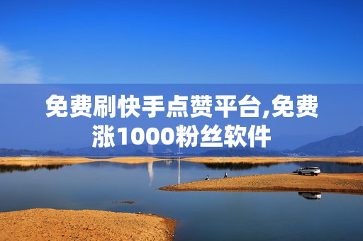 免费刷快手点赞平台,免费涨1000粉丝软件