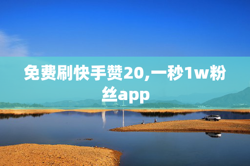 免费刷快手赞20,一秒1w粉丝app