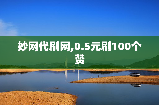 妙网代刷网,0.5元刷100个赞