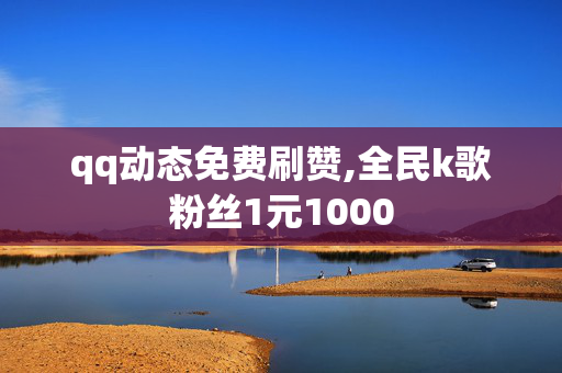 qq动态免费刷赞,全民k歌粉丝1元1000