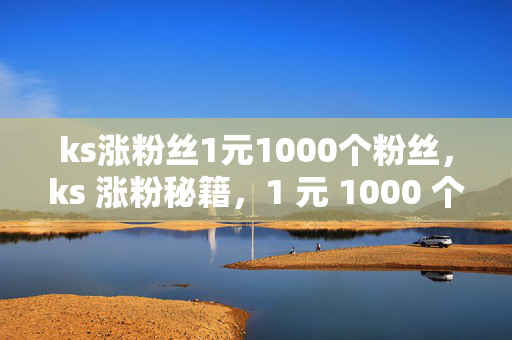 ks涨粉丝1元1000个粉丝，ks 涨粉秘籍，1 元 1000 个粉丝