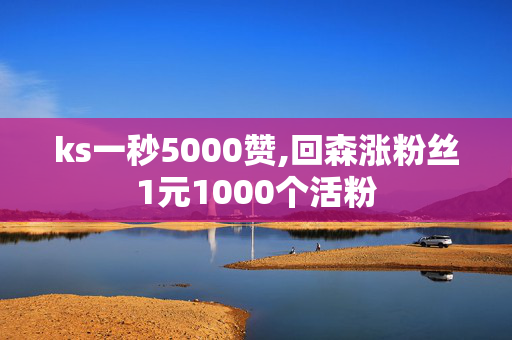 ks一秒5000赞,回森涨粉丝1元1000个活粉